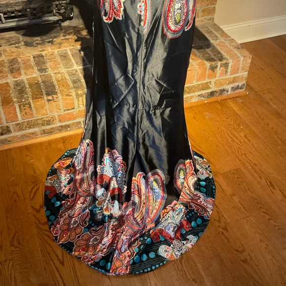 Women’s Tiffany Designs Mermaid Style Dress Size 6 Strapless Beaded Padded Top - Picture 7 of 9